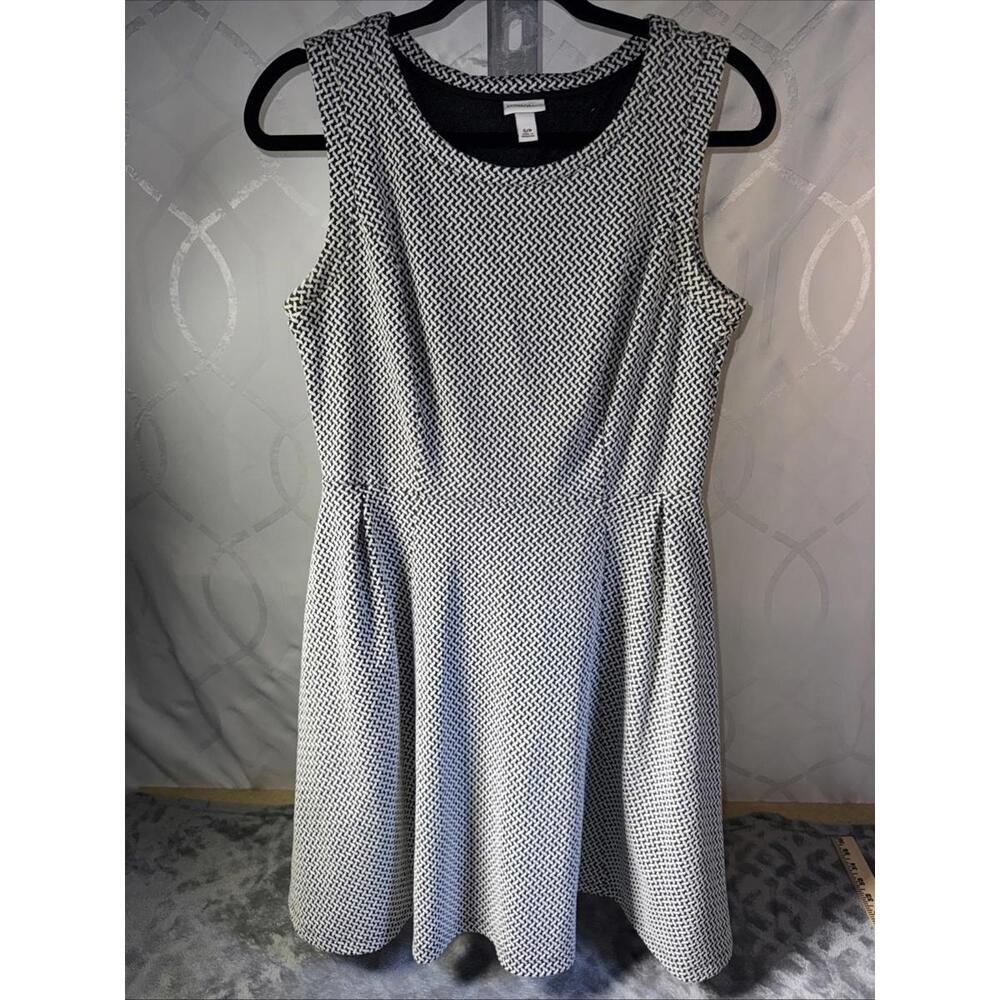 Womens Merona Dress Size S Fit & Flare Sleeveless  Geo Print Pullover Mini